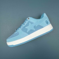 A Bathing Ape Bape Sta Blue White Bape Casual Shoes For Men Women 