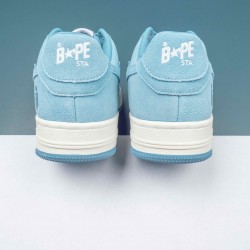 A Bathing Ape Bape Sta Blue White Bape Casual Shoes For Men Women 