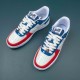 A Bathing Ape Bape Sta Blue White Red Bape Casual Shoes For Men Women