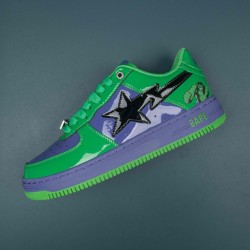 A Bathing Ape Bape Sta Green Bape Casual Shoes For Men Women 