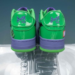 A Bathing Ape Bape Sta Green Bape Casual Shoes For Men Women 