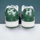 A Bathing Ape Bape Sta Green White Bape Casual Shoes For Men Women