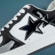 A Bathing Ape Bape Sta White Black Bape Casual Shoes For Men Women