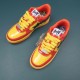 A Bathing Ape Bape Sta Yellow Red Bape Casual Shoes For Men Women