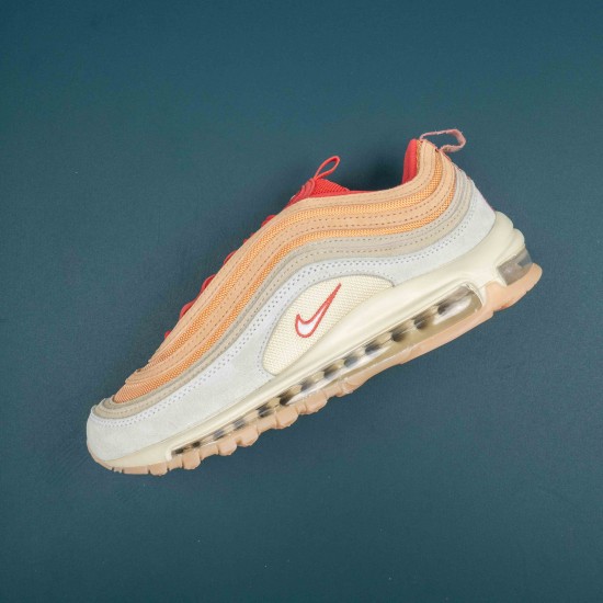 Nike Air Max 97 Orange Chalk Cashmere Women Casual Shoes DM8943-700