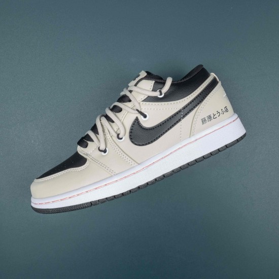 Air Jordan 1 Low Grey Black For Women And Men AJ1 Shoes 231030-003