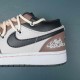 Air Jordan 1 Low Grey Fog Bleached Coral Men AJ1 Shoes 553558-062