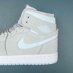 Air Jordan 1 High Zoom Air CMFT Grey Fog Women Basketball Shoes CT0979-004 