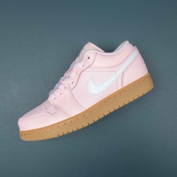 Air Jordan 1 Low Arctic Pink Gum Women AJ1 Basketball Shoes DC0774-601 