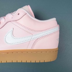 Air Jordan 1 Low Arctic Pink Gum Women AJ1 Basketball Shoes DC0774-601 