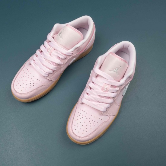 Air Jordan 1 Low Arctic Pink Gum Women AJ1 Basketball Shoes DC0774-601