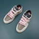 Air Jordan 1 Low Black Grey Pink Men AJ1 Basketball Shoes CW2288-111