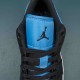 Air Jordan 1 Low Black University Blue Men AJ1 Basketball Shoes 553558-041