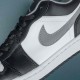 Air Jordan 1 Low Black White Grey Men AJ1 Basketball Shoes 553558-040