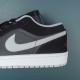 Air Jordan 1 Low Black Wolf Grey Men AJ1 Basketball Shoes 553558-032