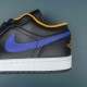 Air Jordan 1 Low Dark Concord Men AJ1 Basketball Shoes 553558-075