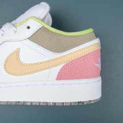 Air Jordan 1 Low Pastel Grind Vivid Green Women AJ1 Shoes DJ0341-100 