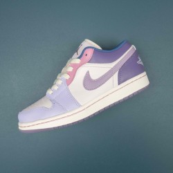 Air Jordan 1 Low Pastel Purple Women AJ1 Shoes DZ2768-651 