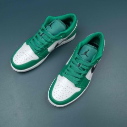 Air Jordan 1 Low Pine Green Men AJ1 Shoes 553558-301 