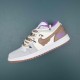 Air Jordan 1 Low Purple Mocha Men AJ1 Basketball Shoes 553558-215