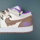 Air Jordan 1 Low Purple Mocha Men AJ1 Basketball Shoes 553558-215