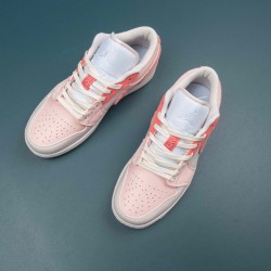 Air Jordan 1 Low SE Mighty Swooshers Pink Women AJ1 Shoes DM5443-666 