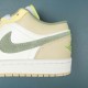 Air Jordan 1 Low Sail White Oil Green Women AJ1 Shoes FD9906-131