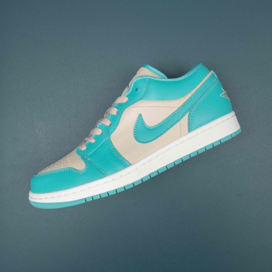 Air Jordan 1 Low Tropical Teal Women AJ1 Shoes DC0774-131