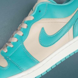 Air Jordan 1 Low Tropical Teal Women AJ1 Shoes DC0774-131 