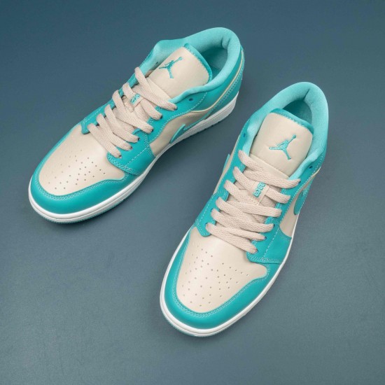 Air Jordan 1 Low Tropical Teal Women AJ1 Shoes DC0774-131