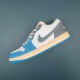 Air Jordan 1 Low Vintage UNC Grey Men AJ1 Shoes DZ5376-469