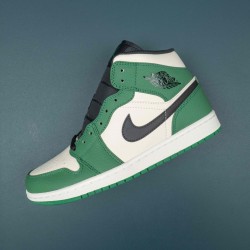 Air Jordan 1 Mid Pine Green Men AJ1 Shoes 852542-301 