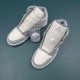 Air Jordan 1 Mid SE Coconut Milk Particle Grey Men AJ1 Shoes DN4281-100