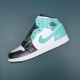 Air Jordan 1 Mid Tropical Twist Igloo Men AJ1 Shoes 554725-132