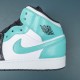 Air Jordan 1 Mid Tropical Twist Igloo Men AJ1 Shoes 554725-132