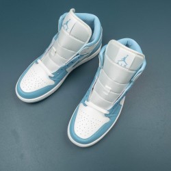 Air Jordan 1 Mid UNC Women AJ1 Basketball Shoes BQ6472-141 