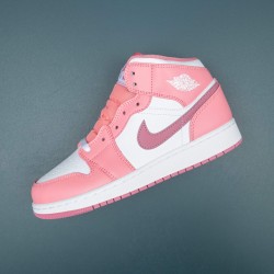 Air Jordan 1 Mid Valentines Day GS Women AJ1 Shoes DQ8423-616 