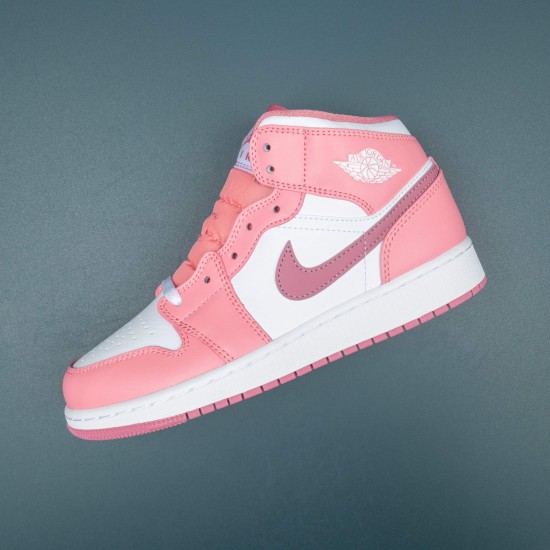 Air Jordan 1 Mid Valentines Day GS Women AJ1 Shoes DQ8423-616