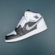 Air Jordan 1 Mid White Shadow Men AJ1 Shoes 554725-073