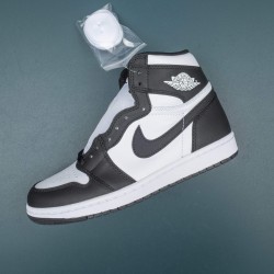 Air Jordan 1 Retro Black White Men AJ1 Shoes 555088-010 