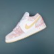 Air Jordan 1 Low SE GS CW7104 601 Paint Drip Women AJ1 Shoes CW7104-601