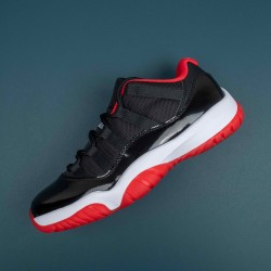 Nike Air Jordan 11 Black Red AJ11 Basketball Shoes For Men 