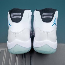 Nike Air Jordan 11 White Blue AJ11 Basketball Shoes For Men 