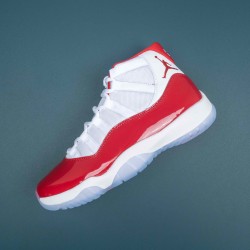 Nike Air Jordan 11 White Red AJ11 Basketball Shoes For Men 