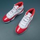 Nike Air Jordan 11 White Red High-top AJ11 Basketball Shoes For Men