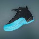 Nike Air Jordan 12 Black Blue AJ12 Basketball Shoes For Men