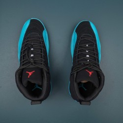 Nike Air Jordan 12 Black Blue AJ12 Basketball Shoes For Men 