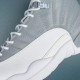 Nike Air Jordan 12 White Gray AJ12 Basketball Shoes For Men