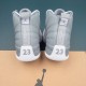 Nike Air Jordan 12 White Gray AJ12 Basketball Shoes For Men