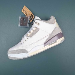 Nike A Ma Maniere x Air Jordan 3 Medium Grey AJ3 Basketball Shoes For Men 